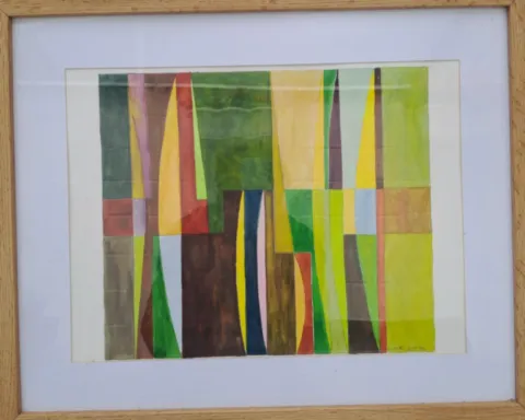 Sous-bois,  aquarelle,  2005