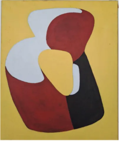 Moor 1,46 x 55 cm, acrylique sur toile, 2003