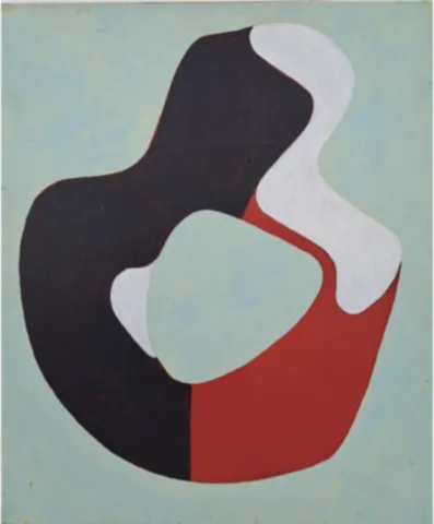 MOORE 2, 38 x 46 cm, acrylique sur toile, 2003