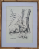 Sous-bois,  aquarelle 2005