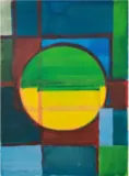 Le Rayon Vert, 40 x 50 cm, acrylique sur papier, 2016