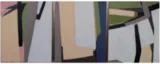 Le Triptyque, 50 x 123 cm, acrylique sur toile, 2009