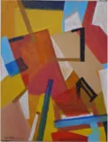 Numéro 1, 27 x 35 cm, acrylique sur toile , 2021